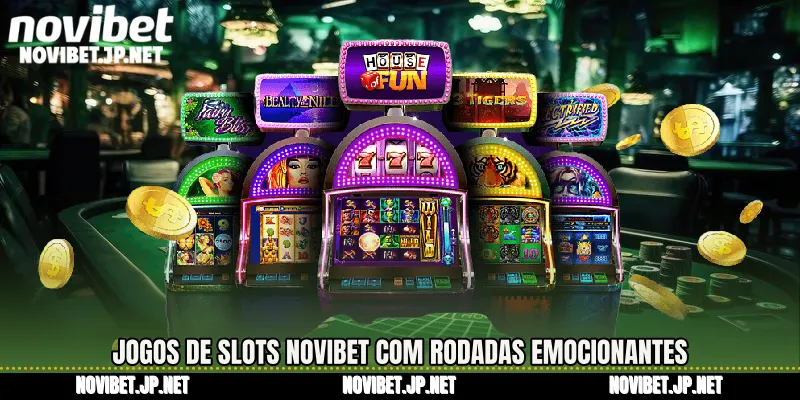 Jogos de slots Novibet com rodadas emocionantes