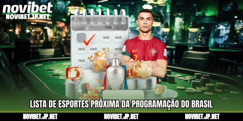 Lista de eSportes próxima da programação do Brasil