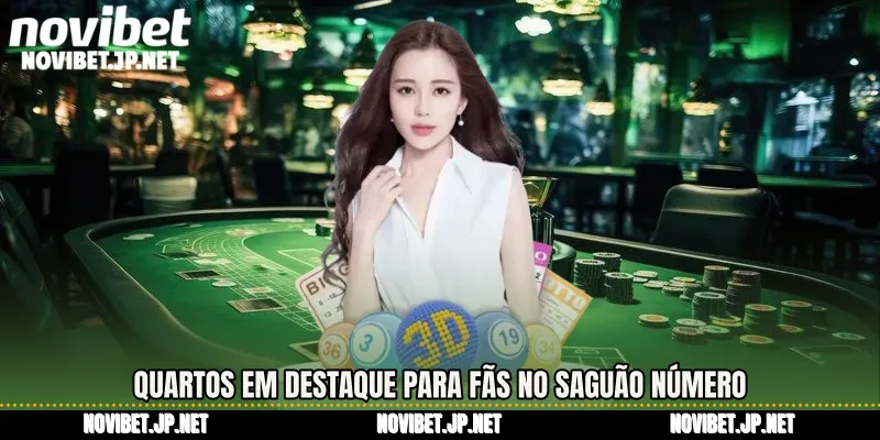 Quartos em destaque para fãs no saguão número